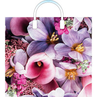 Пакет ПВД пластм. ручки 38*35+10 90мкм Ванда