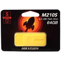 Флеш диск 64GB HIKVision M210S U3, USB 3.2, желтый