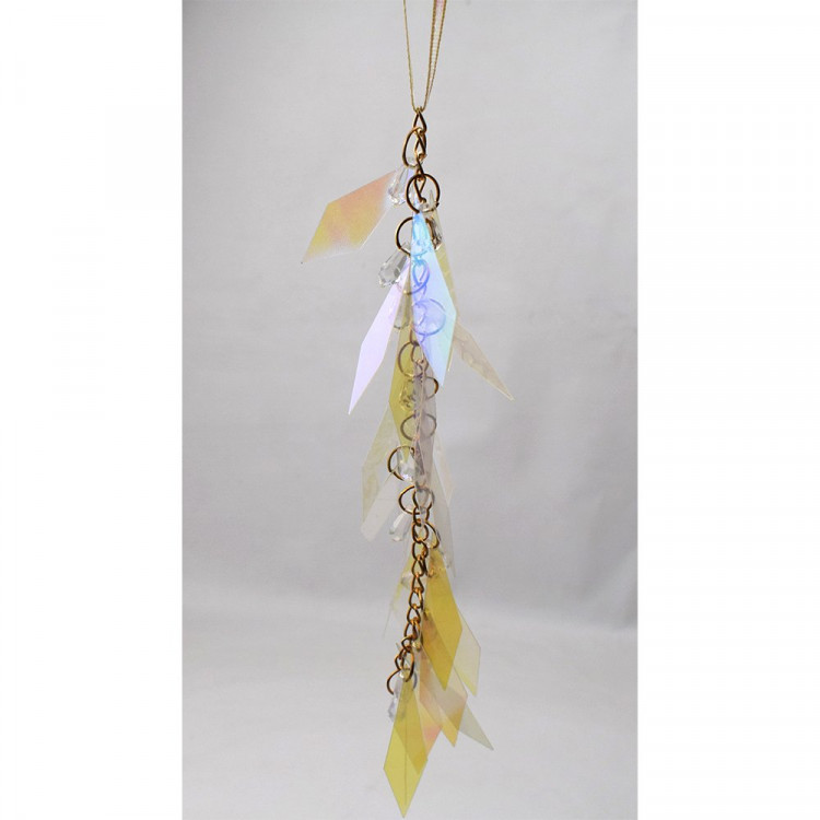 Украшение декор.подвеска "Лиана. Ромбики" 21,5см арт.86415