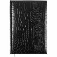 Ежедневник А5 недат. б/в Attomex "Arkona" черный, 136л, 1 ляссе арт.2034528