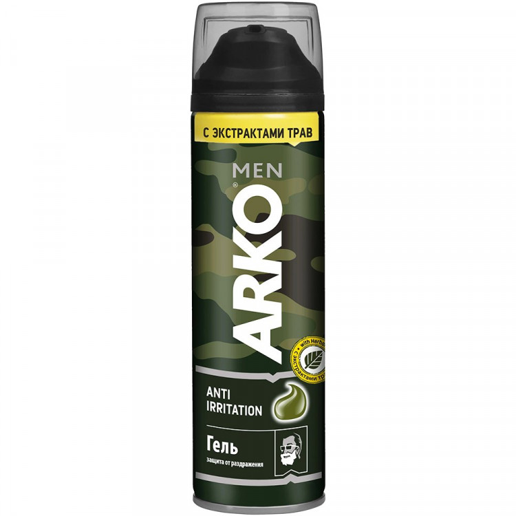 Гель для бритья Арко 200мл Anti-Irritation (Ст.24)