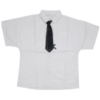 Блузка для девочки (Sasha style) короткий рукав цвет белый арт.S1202A/001 размерный ряд 36/140-44/164