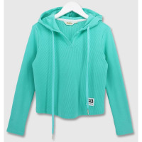 Свитшот для девочки арт.Deloras 21756 размер 34/134-44/164 цвет бирюзовый