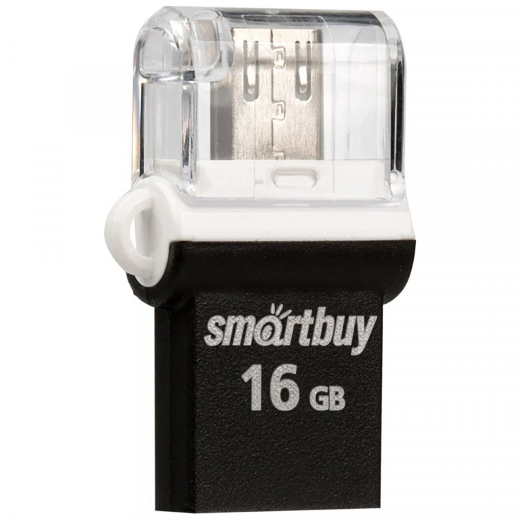 Флеш диск 16GB USB 2.0 SmartBuy POKO series черный