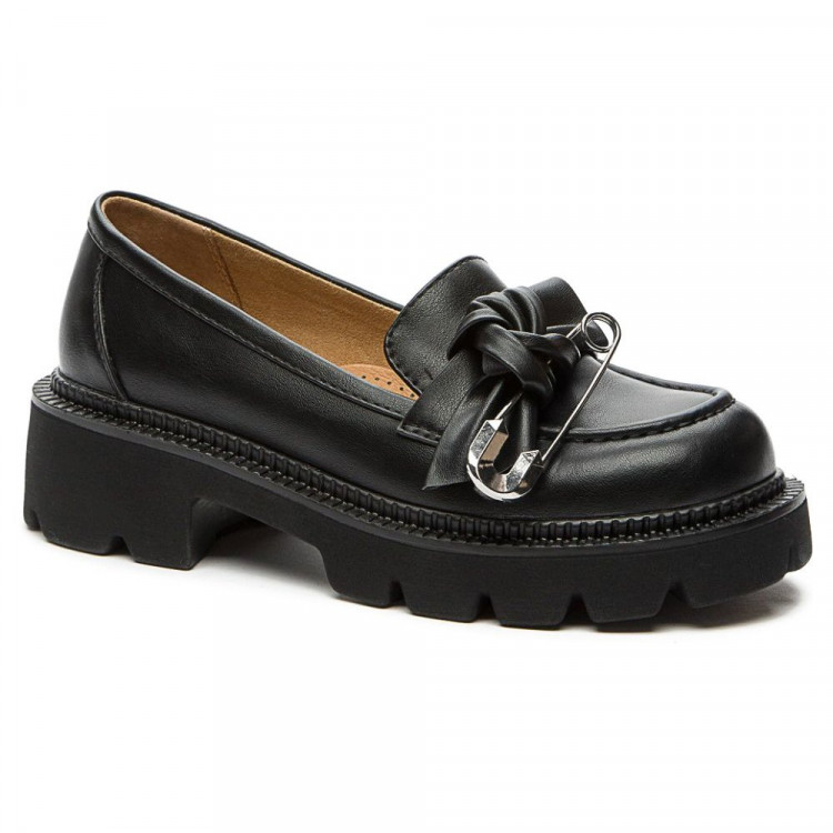 Туфли для девочки (BETSY) черные верх-искусственная кожа   подкладка-натуральная кожа артикул 938310/10-01