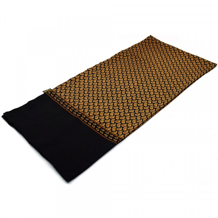 Палантин мужской "Мартин" цв.черно-бежевый арт.3004565