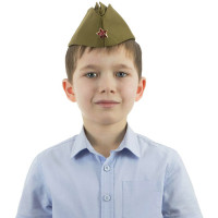 Пилотка солдата детская, ткань люкс р.56 арт.2624570