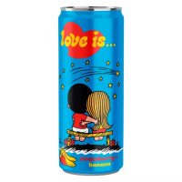 Газированный напиток Love Is 330мл Клубника и Банан (Ст.12)