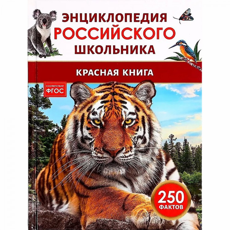Энциклопедия российского школьника А5 Красная книга России Росмэн арт.68421