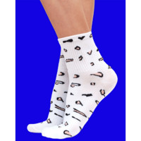 Носки женские арт.W 11-9 размер 23-25 хлопок 90% полиамид 8% лайкра 2% цвет ассорти (МИНИ)