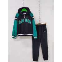 Костюм спортивный для мальчика артикул dux-2552-3 размер 32/128-46/170 цвет черный/бирюзовый
