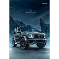 Записная книжка А5 твердая обложка 160 листов (Prof-Press) Авто в ночи глянцевая ламинация арт.160-1694