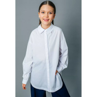 Блузка для девочки (Делорас) длинный рукав цвет голубой арт.C64295N