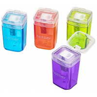 Точилка пластиковая (Hatber) контейнер 1 отверстие, PRIME-M арт.	BS_078198 (Ст.12)