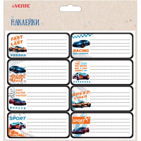 Наклейки на тетрадь (deVENTE) Fast Or Last 8 штук 40х96мм арт.8066522