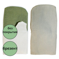 Рукавицы из двунитки х/б с брезентовым наладонником