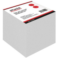 Блок для записи белый, размер 9*9*9 не склеенный  65г/м2 белизна 80%  арт.314593 (Ст.18)