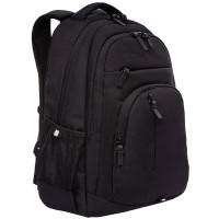 Рюкзак для мальчиков (Grizzly) арт.RU-536-1/2 черный - черный 32х47х17 см