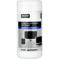 Салфетки Attache Selection For Screen д/экранов, туба, 100 шт