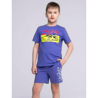 Шорты для мальчика арт.CLE 836184/60к_п размер 34/134-42/158 цвет фиолетовый