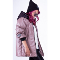 Куртка осенняя для девочки (OVAS) арт.НЕЙБО цвет капучино