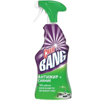 Чистящее средство для сантехники Cillit Bang 750мл Антижир+Сияние с курком (зеленый) (Ст.8)