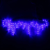 Гирлянда электрическая планшет уличная Сосульки
