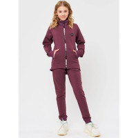 Костюм спортивный для девочки арт.1780/1780.1 размер 32/128-46/170 трикотажный цвет брусника