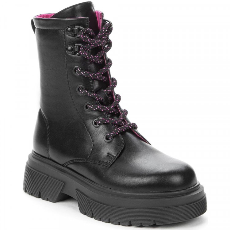 Ботинки для девочки (BETSY) черный верх-искусственная кожа подкладка - байка артикул 938419/05-01