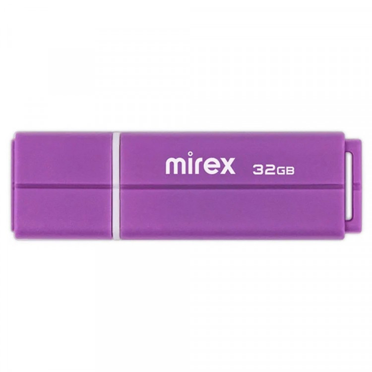 Флеш диск 32GB USB 2.0 Mirex Line, фиолетовый
