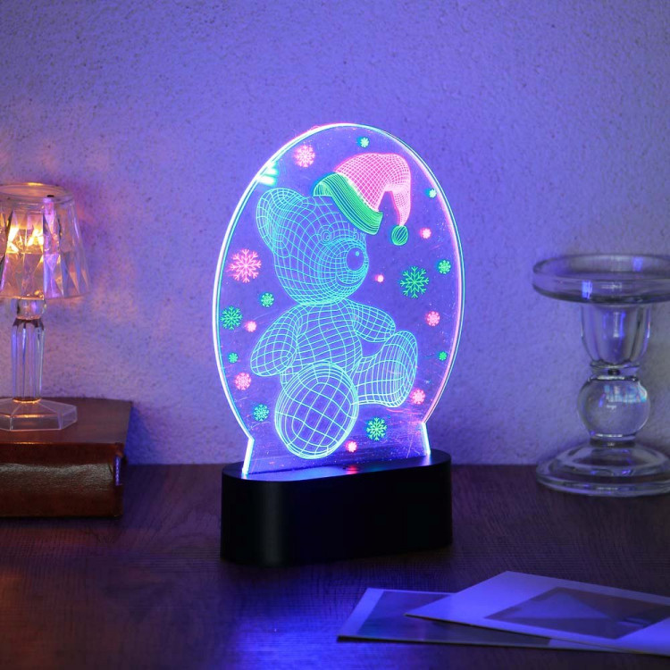 Светильник "Мишки" 21*13,5см LED арт.392-073