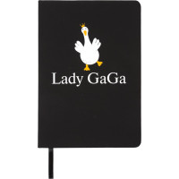 Записная книжка А5 твердая обложка кожзам 80 листов (deVENTE) Lady GaGa белая бум. 70 г/м² арт.2251562