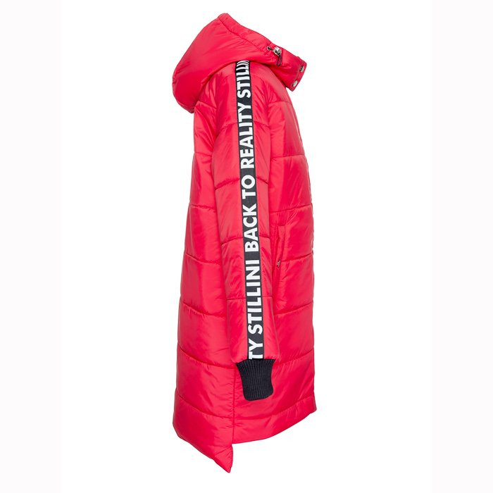 Куртка осенняя для девочки (Stillini) арт.54-5021 размерный ряд 34/140-44/170  красный