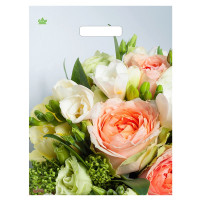 Пакет ПВД прорезная 31*40+6 60мкм Романтическое настроение