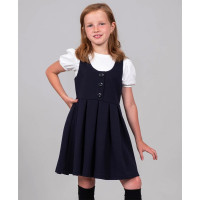 Сарафан для девочки (DMB) арт.5784 размер 30/116-34/134 цвет темно-синий