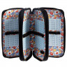Пенал 3 отделения (Hatber) Color Warrior глянцевая ламинация 190х110мм арт.NPn_48111