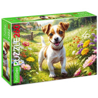 Пазл 260 элементов Озорной щенок (Hatber) арт.260ПЗ4_34239