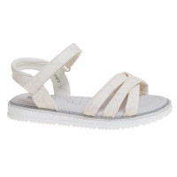 Босоножки для девочки (Сказка) цвет бежевый верх- искусственная кожа подкладка-натуральная кожа размерный ряд 31-36 арт.R572571607B