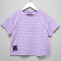 Футболка для девочки арт.Viollen 87732 размер 32/128-48/176 цвет сиреневый