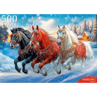 Пазл 500 элементов Новогодняя тройка (РК) арт.П500-7626