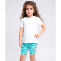 Бриджи дев. (CLE) артикул 835512гн размерный ряд 28/104-32/128 цвет бирюзовый/черный