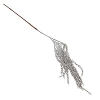 Украшение декоративное "Ветка. Хвоя" 80см заснеженная арт.762479