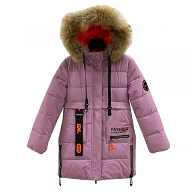 Куртка зимняя для девочки (MULTIBREND) арт.kub-88-116 цвет фиолетовый