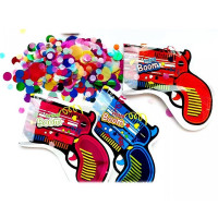 Хлопушка 220мм надувная с наполнителем из конфетти арт.90590