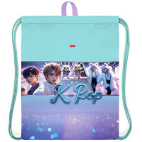 Сумка для сменной обуви 1отделение  (Hatber) K-pop music 410х490мм арт.NMn_19040