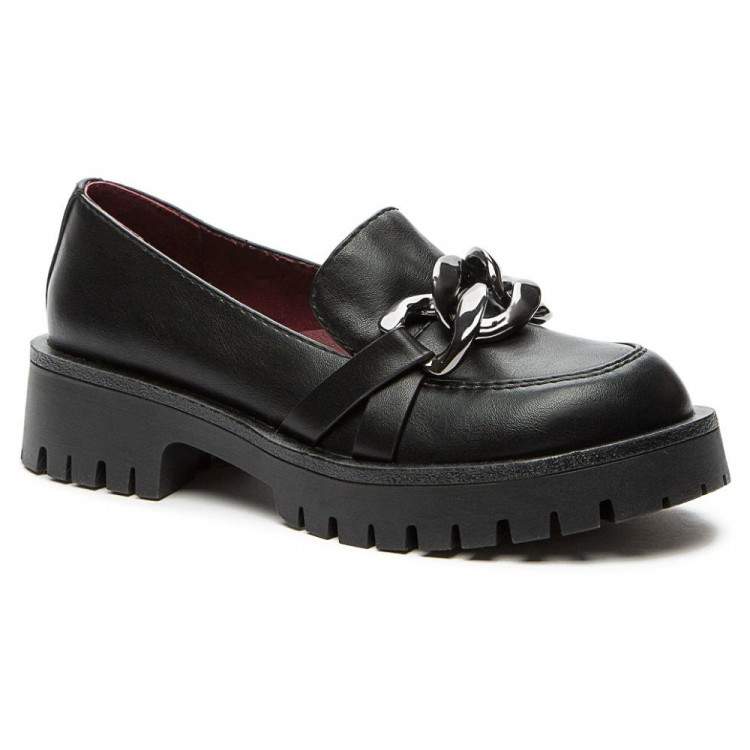 Туфли для девочки (BETSY) черные верх-искусственная кожа   подкладка-текстиль/натуральная кожа артикул 938311/04-01