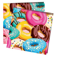 Салфетки "Пончики" 12шт/наб 24см*24см арт.6058319