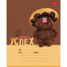 Тетрадь 18 листов линия (Hatber) Кофейные коты скругленные углы ассорти арт.18Т5В2