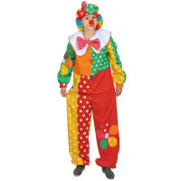 Костюм М (КЛОУН) Филя (комбинезон,шапка,парик,нос) р.36/140 ткань арт.5023