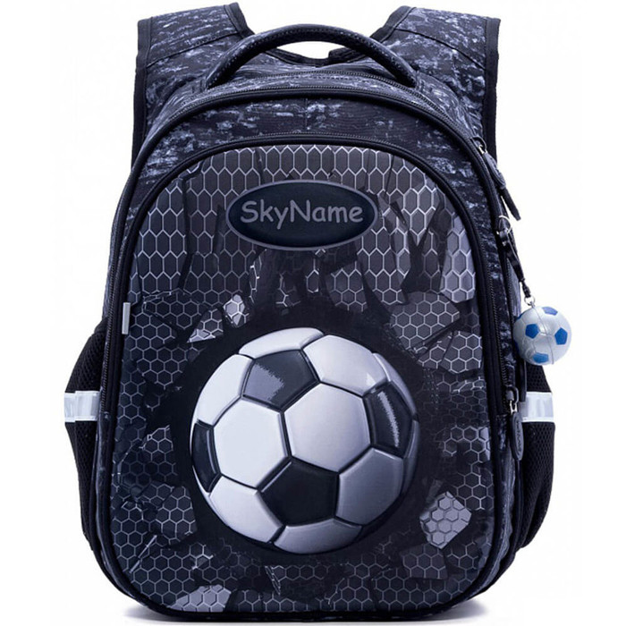 Рюкзак для мальчика школьный (SkyName) + брелок 38х29х19см арт.R1-017